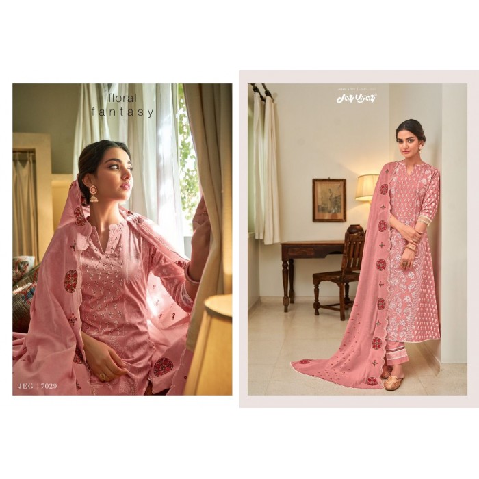 Jay Vijay Jashn E Gul Pure Cotton Print Dress Materials